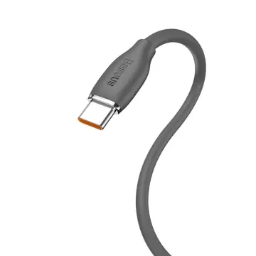 Baseus Kabel, USB Kabel - USB Typ C 100W Länge 1,2m Jelly Liquid Silica Gel - schwarz