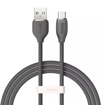 Baseus Kabel, USB Kabel - USB Typ C 100W Länge 1,2m Jelly Liquid Silica Gel - schwarz