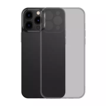 Baseus Milchglashülle für iPhone 13 Pro Hardcover mit Gelrahmen schwarz (arws000401)