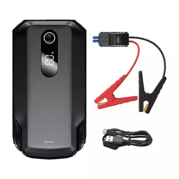 Baseus Super Energy Max Auto Starthilfe Powerbank/Starter, 20000mAh, 2000A, USB (schwarz)