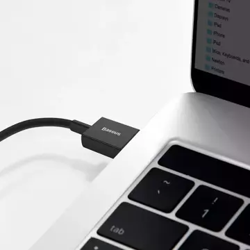 Baseus Superior Series USB-zu-USB-C-Kabel, 66 W, 2 m (schwarz)