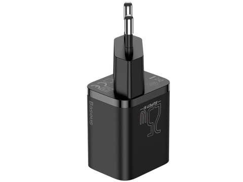 Baseus USB-C PD 25W Wandladekabel für USB-C Schwarz