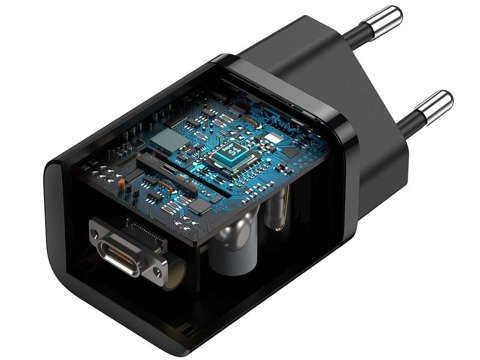 Baseus USB-C PD 25W Wandladekabel für USB-C Schwarz