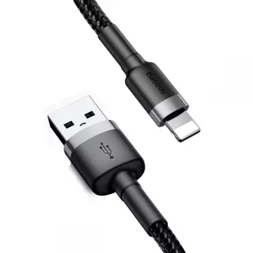 Baseus cafule Lightning Kabel 50cm grau/schwarz