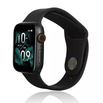 Beline Silikon Smartwatch Armband für Apple Watch 42/44/45/49mm schwarz/schwarz