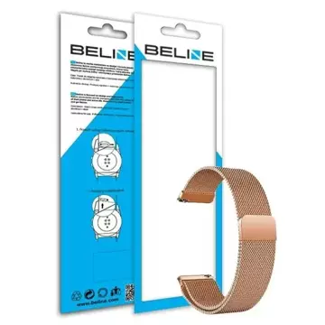 Beline Smart Watch Strap Uhrenarmband Universal für 20mm Fancy Rosegold/Rosegold