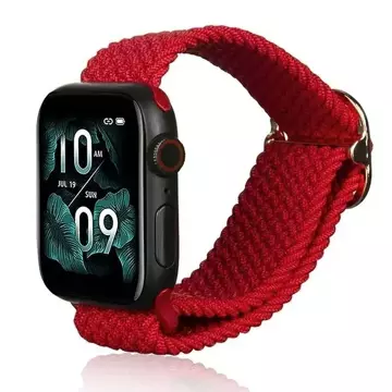 Beline Textil Smartwatch Armband für Apple Watch 38/40/41mm Rot/Rot