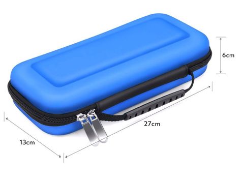 Beuteltasche Alogy Cover für Nintendo Switch-Konsole Blue 02 Glass