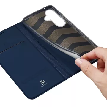 Brieftaschenetui mit Ständer für Samsung Galaxy S23 FE Dux Ducis Skin Pro – blau