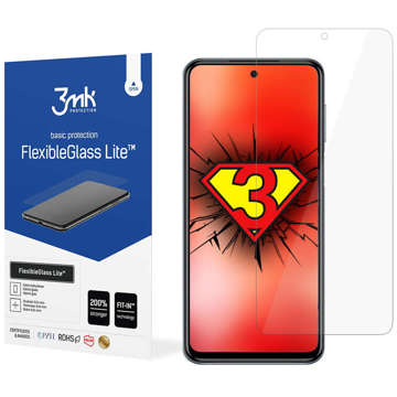 Bruchsicheres 3mk Flexible Glass Lite Hybridglas für Xiaomi Redmi Note 10 Pro