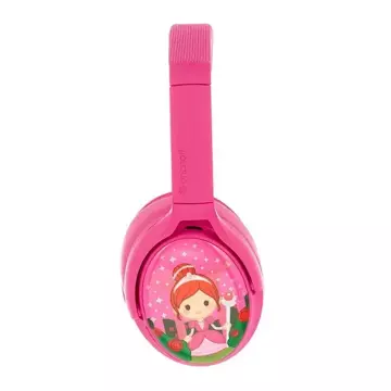 BuddyPhones Cosmos Plus ANC Funkkopfhörer für Kinder (Rosa)