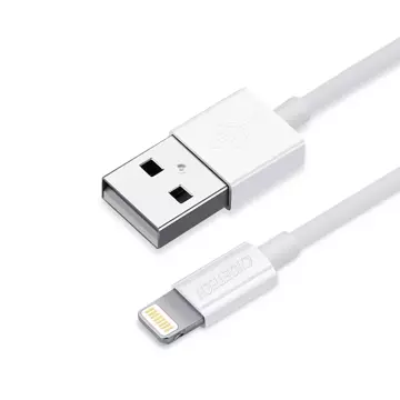 Choetech-zertifiziertes Kabel USB-A-Kabel - Lightning MFI 1,8 m weiß (IP0027)
