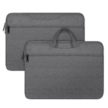 DUX DUCIS LBTC – Laptoptasche 13–13,9 Zoll, horizontale Handtasche – Dunkelgrau