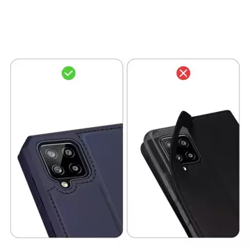 DUX DUCIS Skin X Holster Cover mit Flip Cover für Samsung Galaxy A42 5G blau