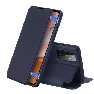 DUX DUCIS Skin X Holster Cover mit Flip Cover für Samsung Galaxy A72 4G blau