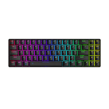 Dareu EK871 Bluetooth 2.4G RGB Kabellose mechanische Tastatur (Schwarz)