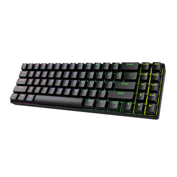 Dareu EK871 Bluetooth 2.4G RGB Kabellose mechanische Tastatur (Schwarz)