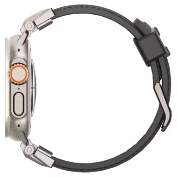 Das Spigen Durapro Armor-Armband für die Apple Watch 4 / 5 / 6 / 7 / 8 / 9 / Se / Ultra 1 / 2 (42 / 44 / 45 / 49 mm) ist eine Kombination aus modernen Materialien, die Haltbarkeit und Stil vereinen und so ein Unikat schaffen Zubehör für Ihre Smartwatch.