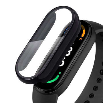 Defense360 Hülle mit Glas für Xiaomi Mi Smart Band 7 Black