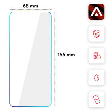 Displayschutz aus gehärtetem Glas 9H Alogy für Realme 9 Pro