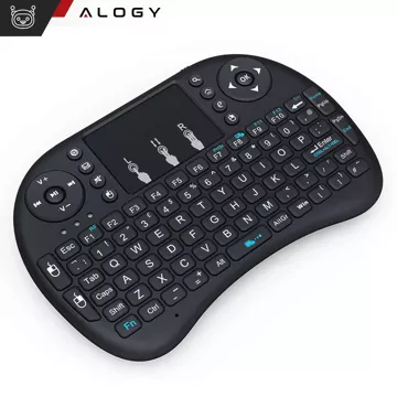 Drahtlose Mini-Tastatur Alogy 3-farbiges Touchpad mit Hintergrundbeleuchtung