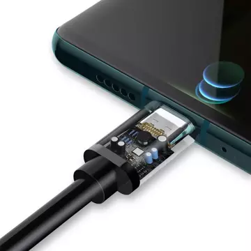 Dudao Kabel USB-Kabel - USB Type C Super Fast Charge 1 m schwarz (L5G-Schwarz)