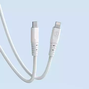 Dudao-Kabel, USB-Typ-C-Kabel - Lightning 6A 65W PD weiß (TGL3X)