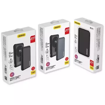 Dudao TGK1 Powerbank mit kabellosem Ladegerät 15W 10000mAh Schwarz (TGK1-Black)