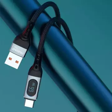 Dudao USB-Kabel - USB Typ C Schnellladung PD 66W schwarz (L7Max)