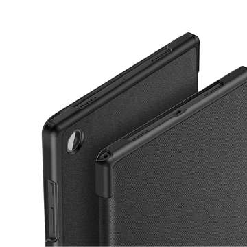 Dux Ducis Domo Flip Case für Samsung Galaxy Tab A8 10.5 X200 / X205 Stylus Pen mit schwarzer Folie