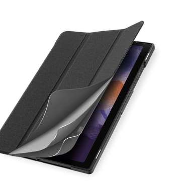 Dux Ducis Domo Flip Case für Samsung Galaxy Tab A8 10.5 X200 / X205 Stylus Pen mit schwarzer Folie