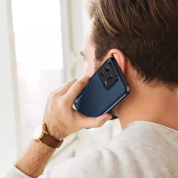 Dux Ducis Fino Hülle für Xiaomi 13 Cover mit Silikonrahmen blau