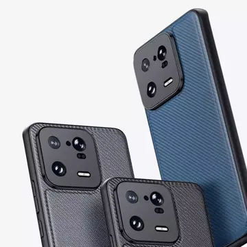 Dux Ducis Fino Hülle für Xiaomi 13 Pro Hülle mit Silikonrahmen blau