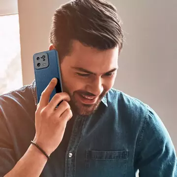 Dux Ducis Fino Hülle für Xiaomi 13 Pro Hülle mit Silikonrahmen blau