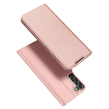 Dux Ducis Skin Pro Flip Schutzhülle Leder Samsung Galaxy S22 Plus Rosa Glas