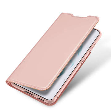 Dux Ducis Skin Pro Flip Schutzhülle Leder Samsung Galaxy S22 Plus Rosa Glas