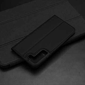 Dux Ducis Skin Pro Flip Schutzhülle Leder für Samsung Galaxy S22 Plus Schwarz Glas