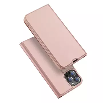 Dux Ducis Skin Pro Holster Cover Flip Cover für iPhone 13 Pro rosa