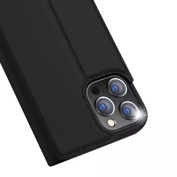 Dux Ducis Skin Pro Holster Flip Cover für iPhone 13 Pro Max schwarz