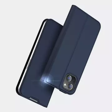 Dux Ducis Skin Pro Holster Flip Cover für iPhone 14 blau