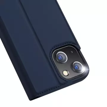 Dux Ducis Skin Pro Holster Flip Cover für iPhone 14 blau