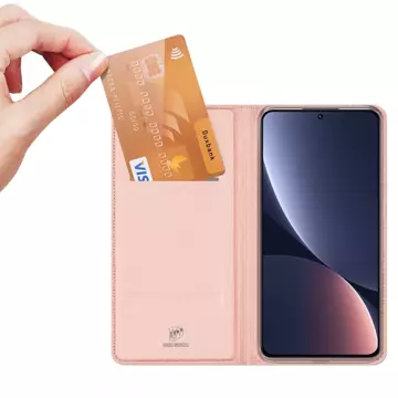 Dux Ducis Skin Pro Hülle Xiaomi 13 Flip Card Wallet Stand Pink