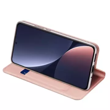 Dux Ducis Skin Pro Hülle Xiaomi 13 Flip Card Wallet Stand Pink