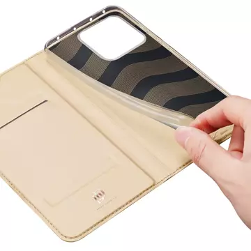 Dux Ducis Skin Pro Hülle Xiaomi 13 Pro Flip Card Wallet Gold Ständer