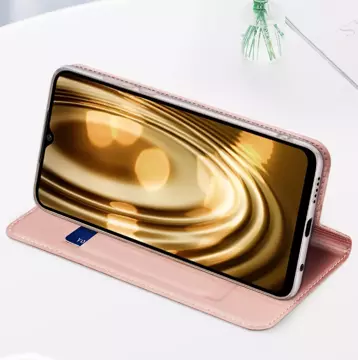 Dux Ducis Skin Pro Hülle Xiaomi Poco C40 Hülle mit Flip Card Wallet Goldständer