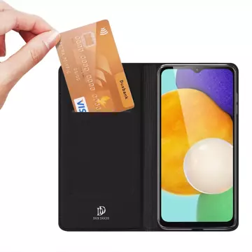 Dux Ducis Skin Pro Hülle für Samsung Galaxy A14 5G Flip Cover Card Wallet Stand schwarz