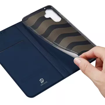 Dux Ducis Skin Pro Hülle für Samsung Galaxy A34 5G Flip Cover Card Wallet Stand Blau