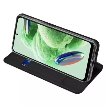 Dux Ducis Skin Pro Hülle für Xiaomi Redmi Note 12 Pro Flip Card Wallet Stand Schwarz