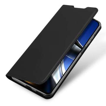 Dux Ducis Skin Pro Leder-Schutzhülle für Xiaomi Poco X4 Pro 5G Schwarz