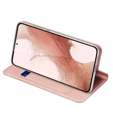 Dux Ducis Skin Pro Schutzhülle für Samsung Galaxy S23 Flip Card Wallet Stand Pink